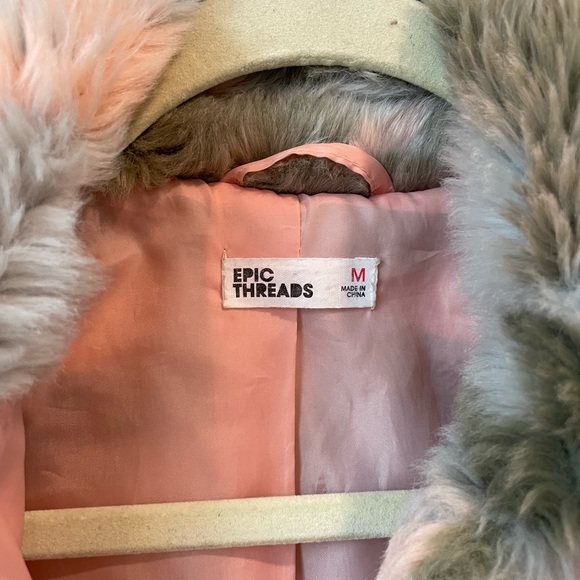 Epic Threads Fur Camo Print Coat (Fully Lined) - Picture 5 of 5